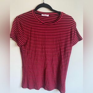 Zara Trafaluc Striped Tee Size L